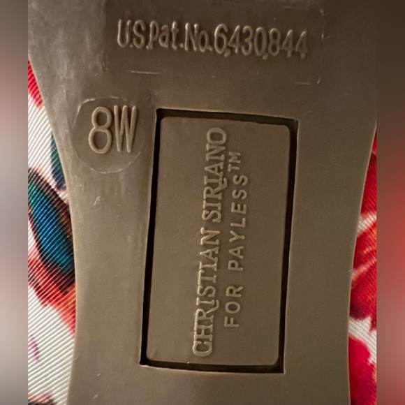 Christian Siriano floral heels size 8W - Picture 12 of 13